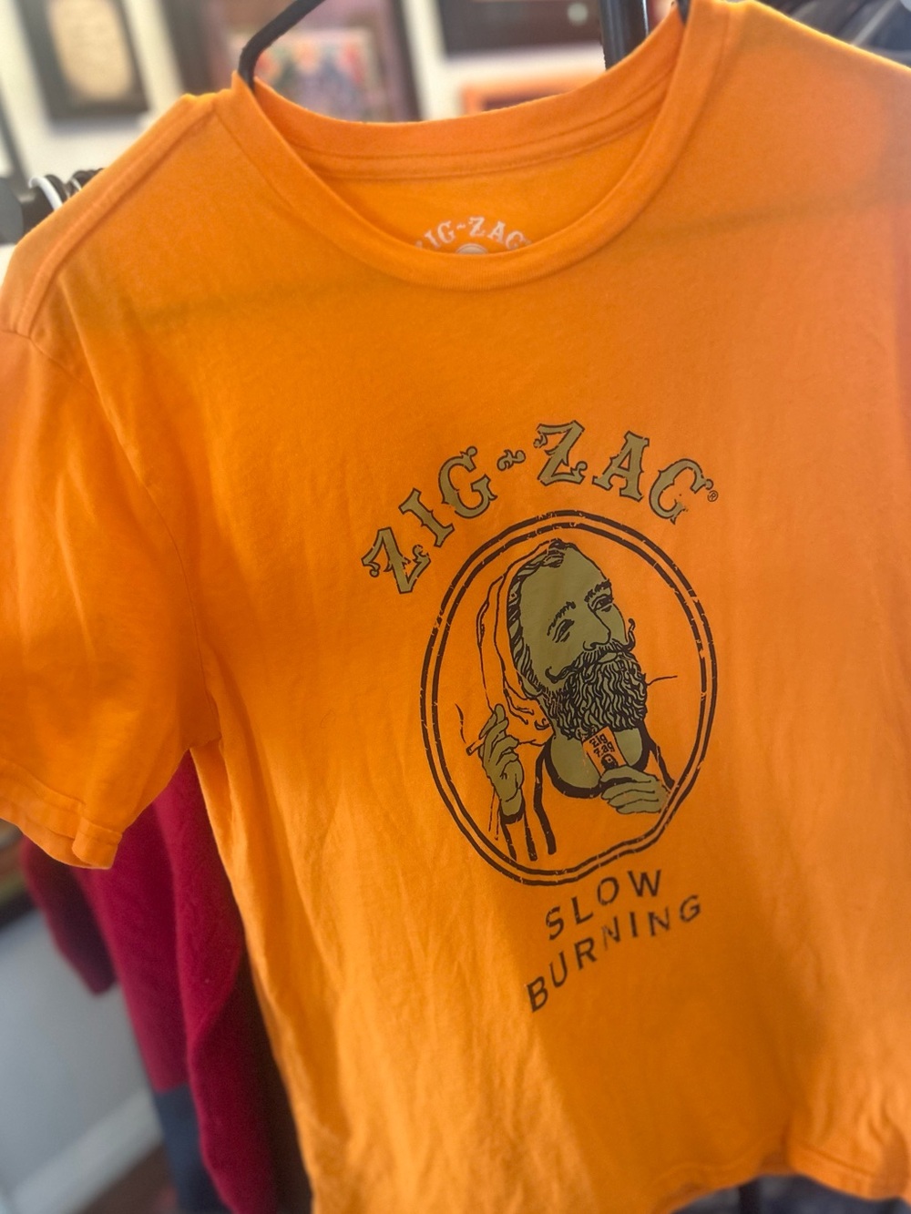 Classic Zig Zag Orange Graphic Tee